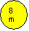 Oval: 8m
2L 
