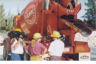 Photo of CNN's Peggy Knapp Interviewing RBDG's Todd Barber